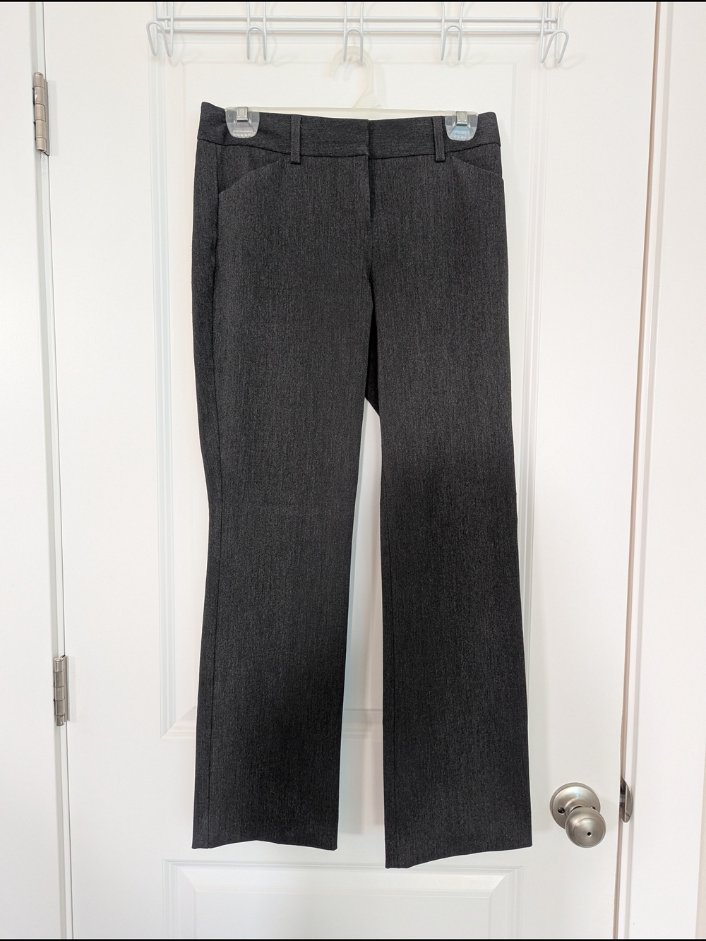 Express Editor Charcoal Gray Dress Pants - Classic Tailored Style